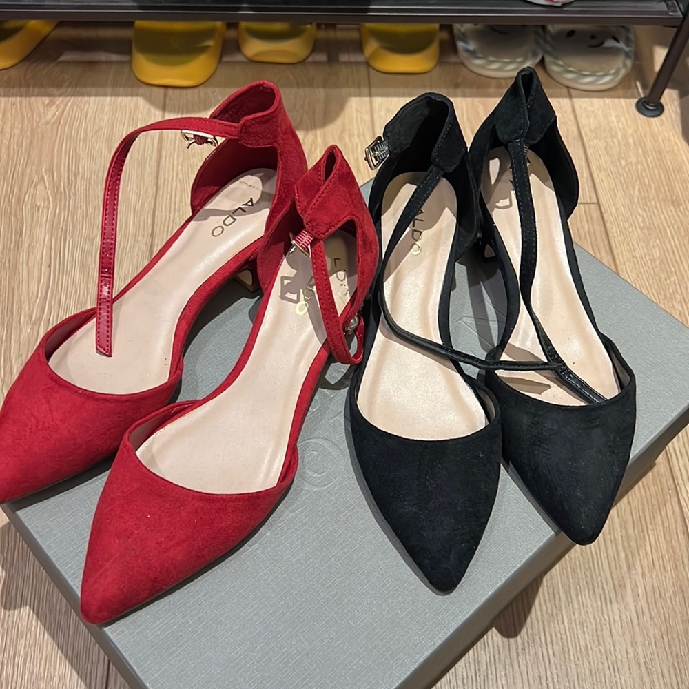 Aldo heels 2 for $80
